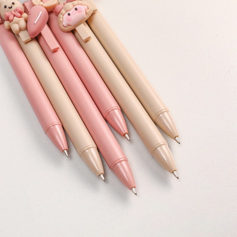 Set 3 Bút Mực Đen Ngòi 0.5mm Hình Thỏ Xinh Xắn