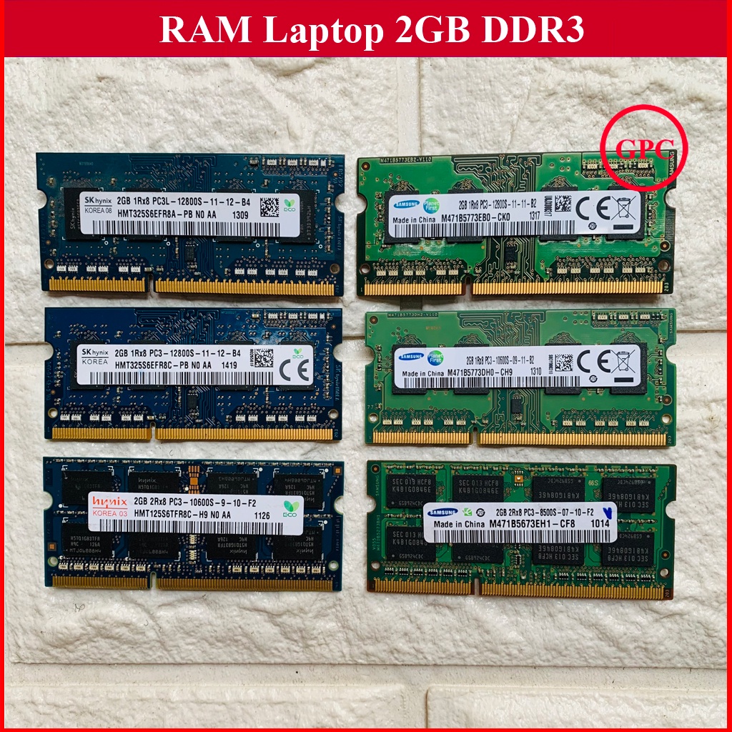 Ram Laptop DDR3 2GB Bus 1066/1333/1600 MHz PC3 | Hàng Tháo Máy ( Ram Laptop DDR3-2G)