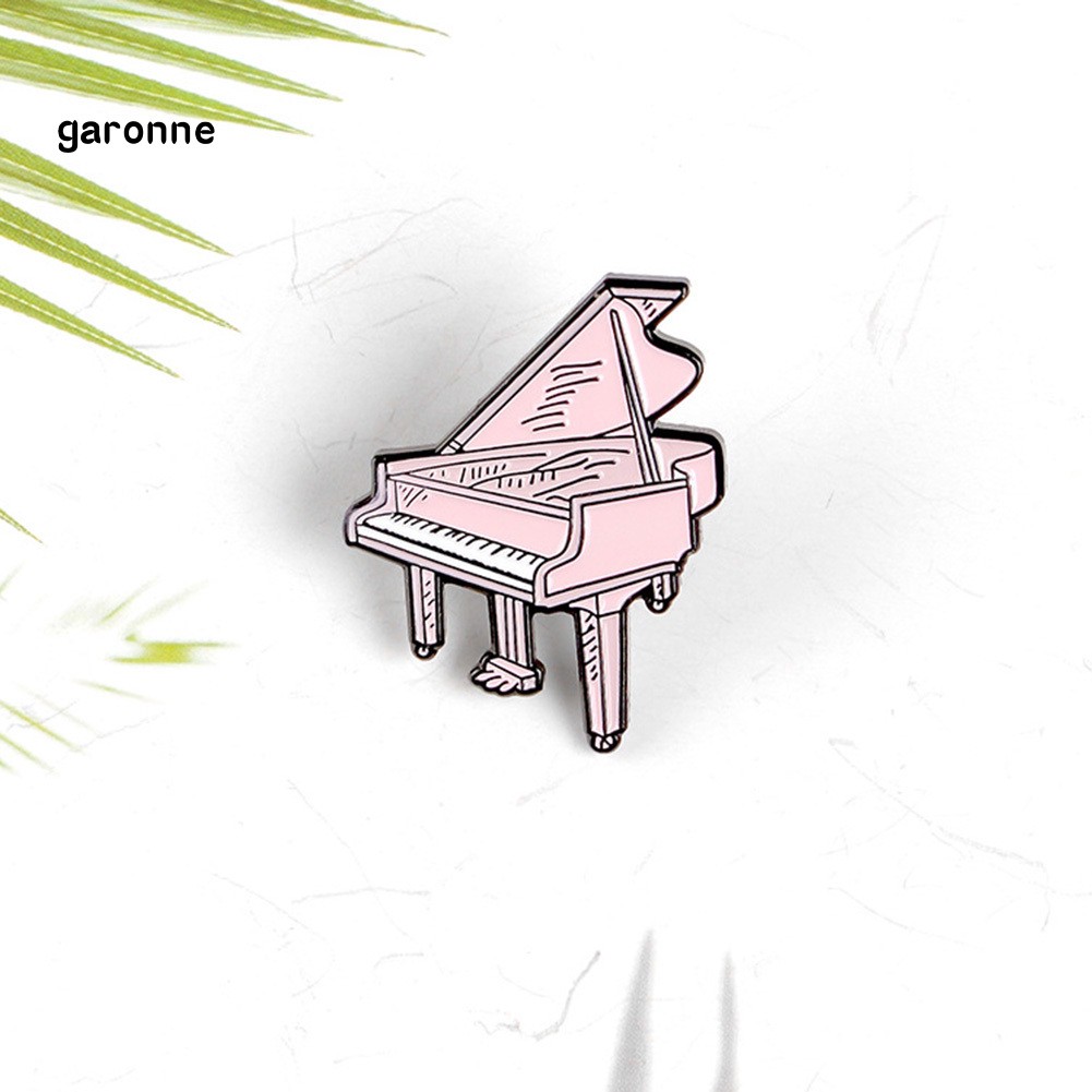 Ghim cài áo hình đàn piano thời trang