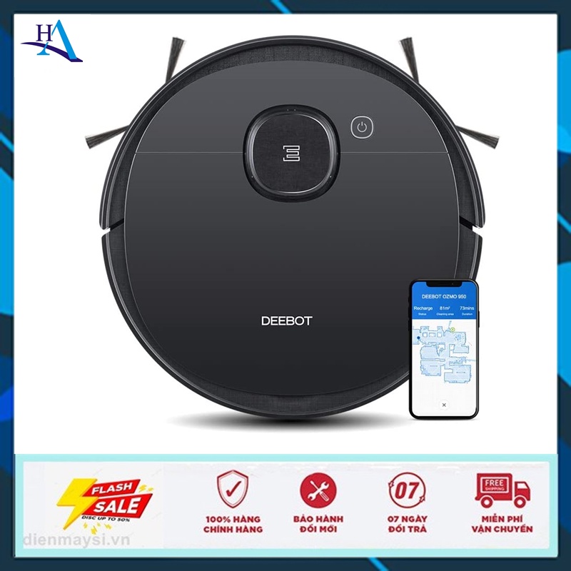 Robot hút bụi Ecovacs Deebot Ozmo 950 (Miễn phí giao tại HCM-ngoài tỉnh liên hệ shop)