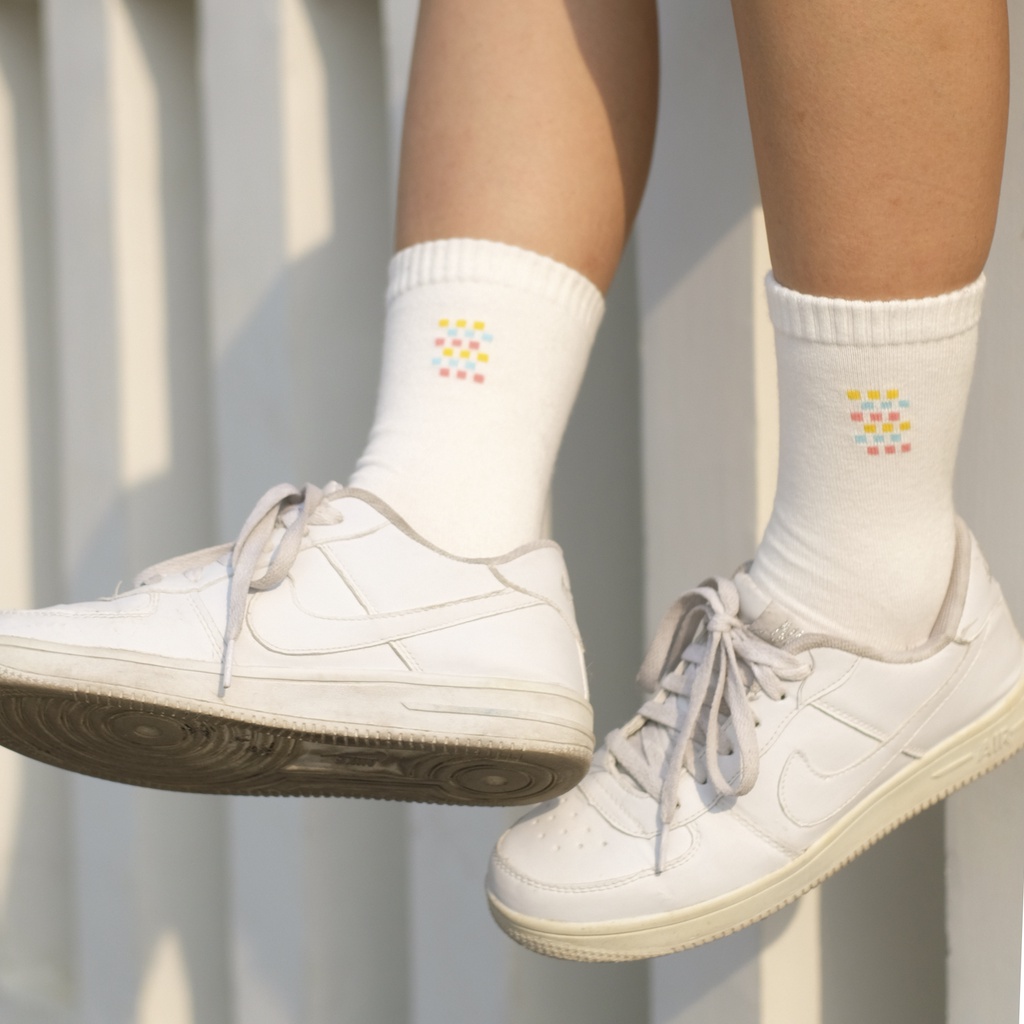 MONATA BLUELIGHT - Tất chân Old School Socks (Crew)