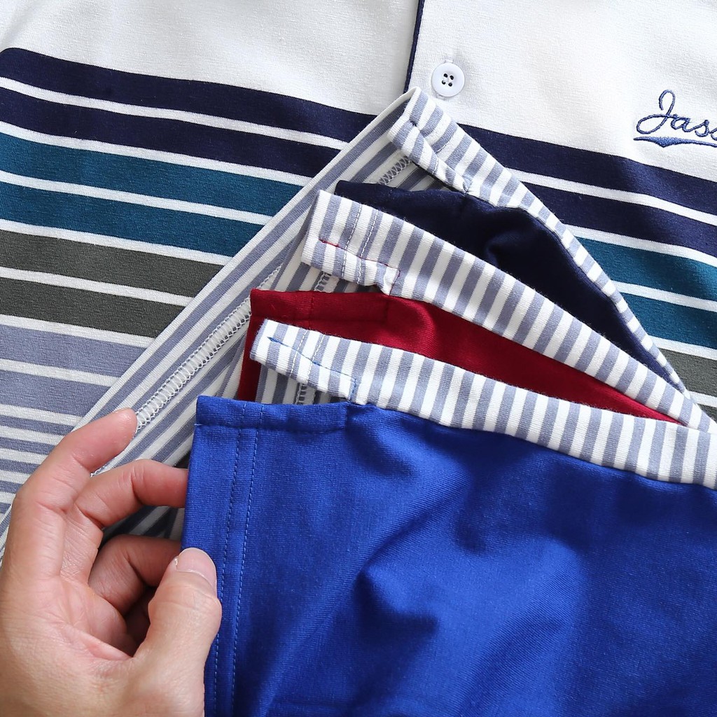 Áo Thun Polo Nam Có Cổ, Tay Ngắn MARC Sọc - Chất Liệu Cotton 100%, Form Suông Basic Thoáng Mát, Thoải Mái THE BASIC