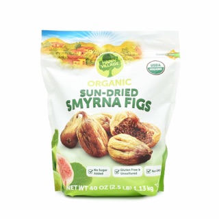 -Quả sung sấy dẻo Happy Village Organic 1,13kg của Mỹ