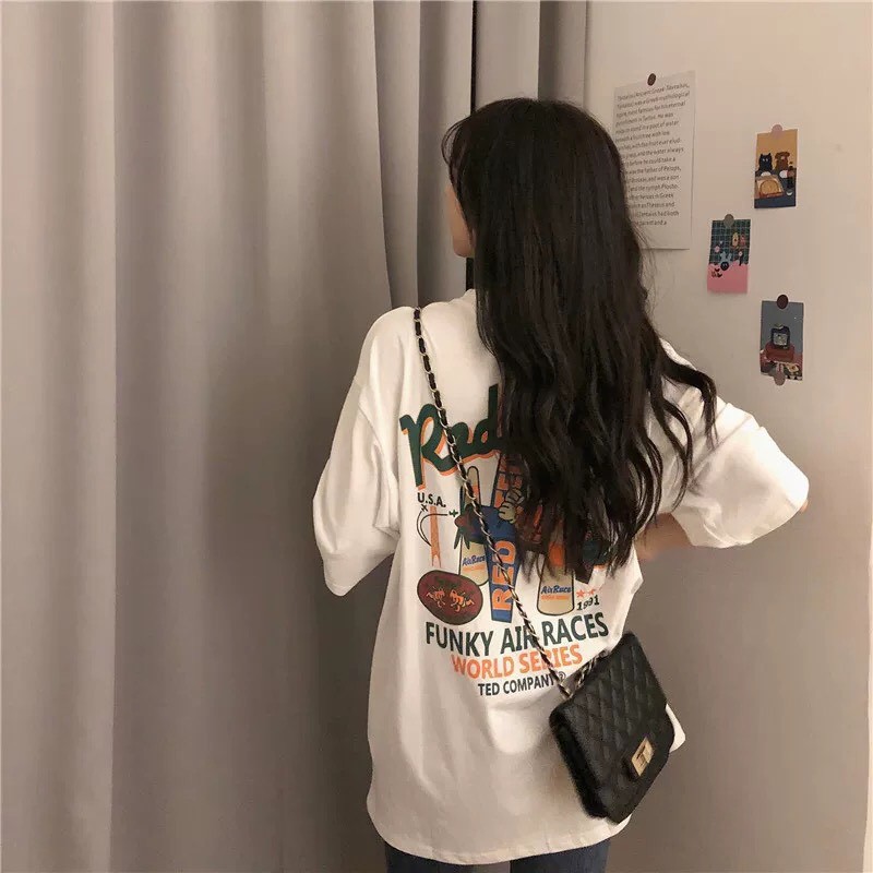 Áo thun Unisex tay lỡ_ Form dưới 65kg | BigBuy360 - bigbuy360.vn