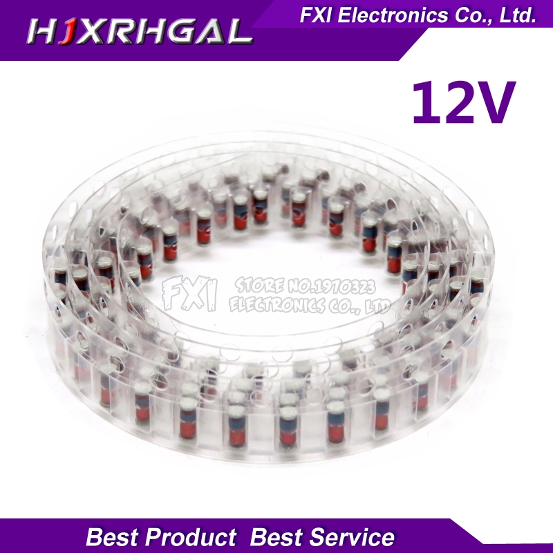 200 CHIẾC ZMM 12V LL34 SMD Zener diode gói 1 / 2W 0.5w Chip Zener diode