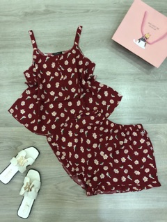 [SALE TẾT] Đồ Bộ 2 dây ❤️ đồ bộ mặc nhà chất vải lụa