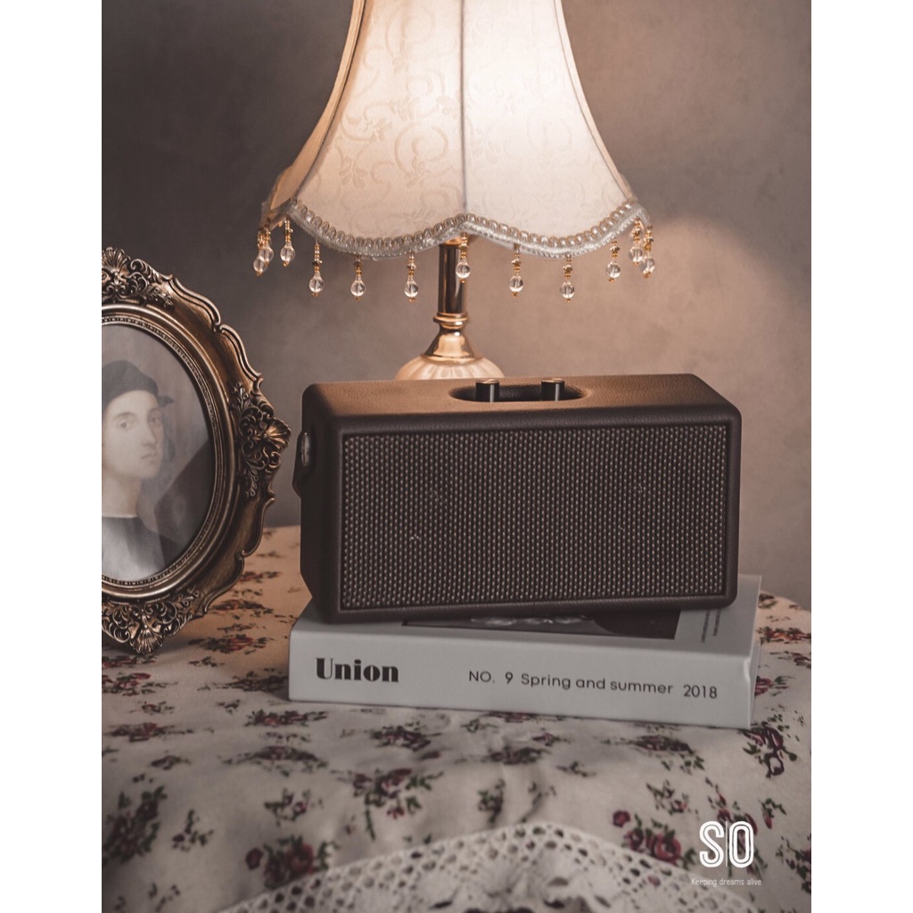 Loa bọc da handmade lấy cảm hứng từ Marshal