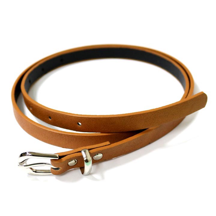 Thắt lưng nữ bản nhỏ khóa sắt trắng