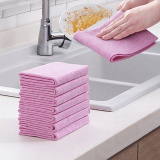 Set 3 khăn lau xơ dừa đa năng thấm hút tốt 30x30cm