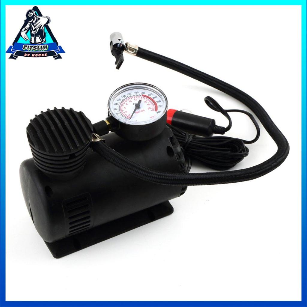 Máy Bơm Lốp Xe Hơi Cầm Tay Màu Đen 12v 300 Psi