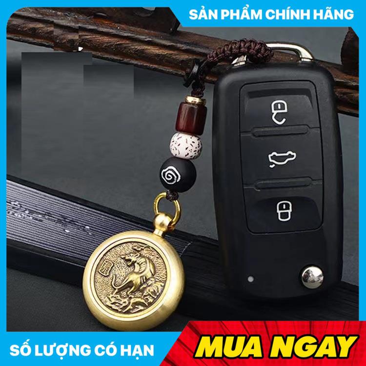 Móc khoá đồng hình cung hoàng đạo dễ thương, Móc khoá cung hoàng đạo chất liệu đồng