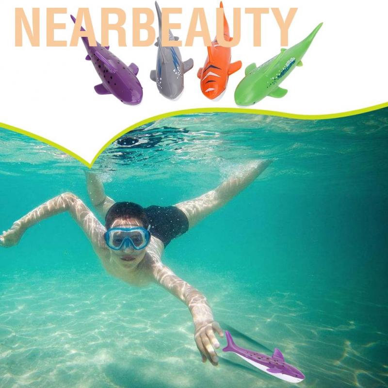 [Nearbeauty] Shark Model Toys PVC Ocean Creatures Animal Simulation Children Diving Toy