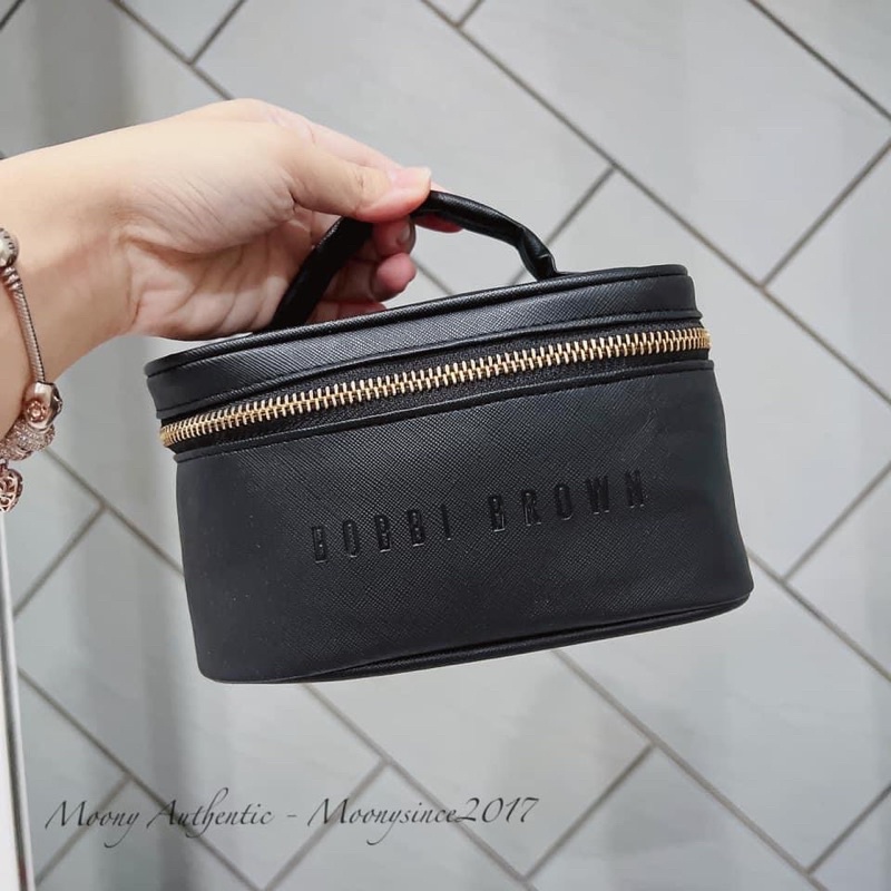 Túi cốp Bobbi brown đen siêu xinh sz 17