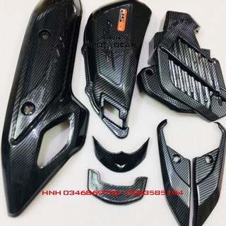 Ốp Carbon Xe SH 2012 - 2016 Bộ 6 Món