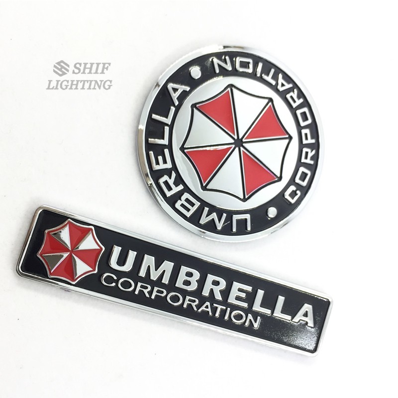 Stickers dán xe ô tô/ xe tải / mô tô in chữ UMBRELLA CORPORATION