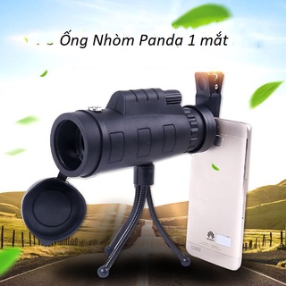 Ống nhòm quân sự, ống nhòm 1 mắt cho điện thoại panda/monocular siêu nét đi dã ngoại