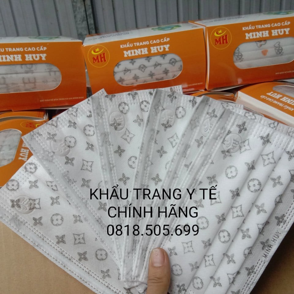 Khẩu trang họa tiết xin sò cho người lớn (Hàng chính hãng - Hộp 50 cái)