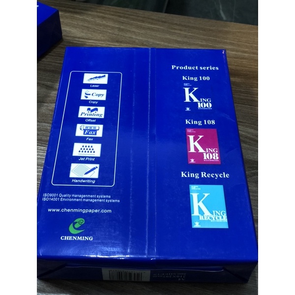 Giấy A4 (King 100 70gsm Chính hãng, Giá rẻ)