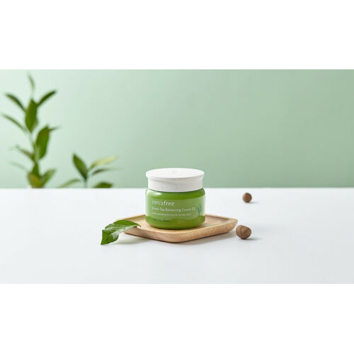 (Hàng Mới Về) Kem Cân Bằng Trà Xanh Ex 50ml Innisfree / [INNISFREE] Green tea Balancing Cream EX 50ml