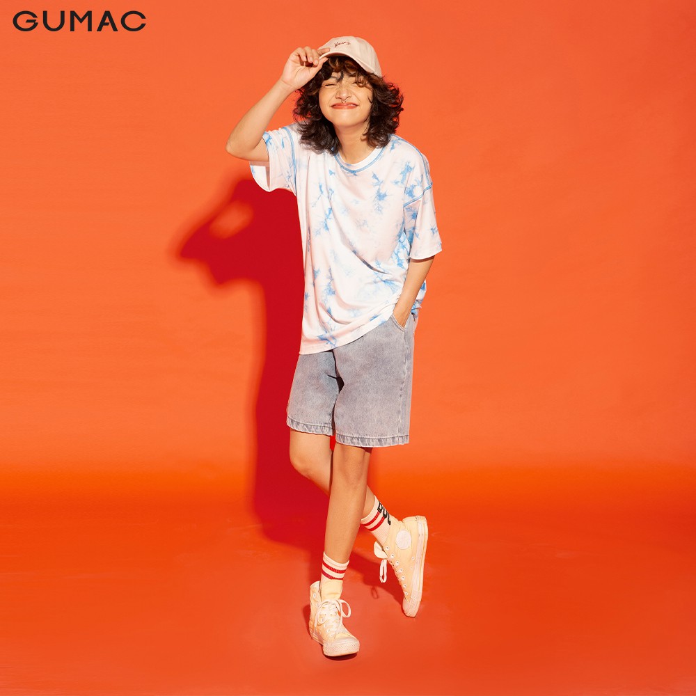 Quần jean nữ ống lửng chiết ly túi GUMAC năng động, trẻ trung QJA1294 | BigBuy360 - bigbuy360.vn