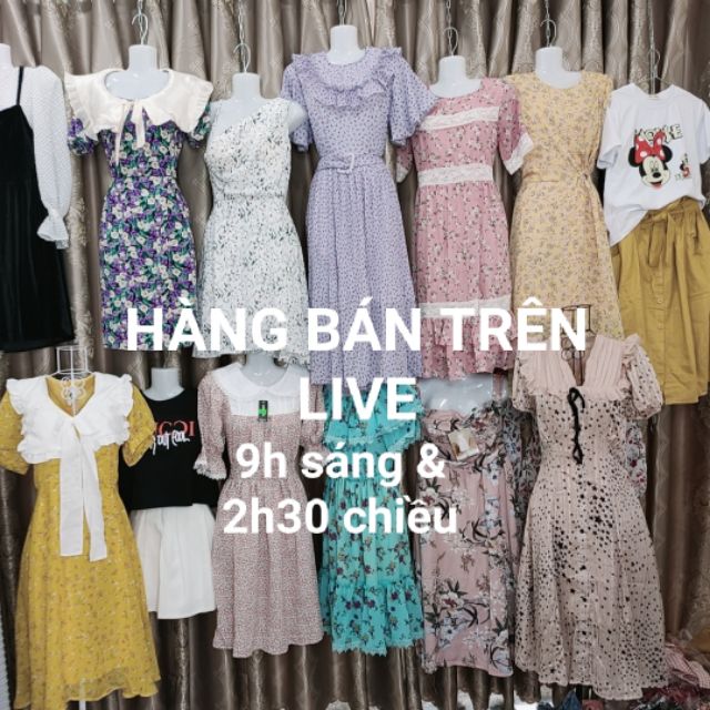 Combo thời trang lựa trên live