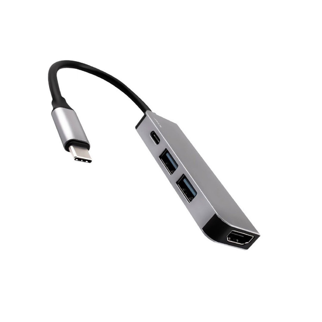 Cổng chuyển JCPAL Linx C USB-C to HDMI ft Charging 4 in 1 đa năng cổng chuyển đổi HDMI, USB