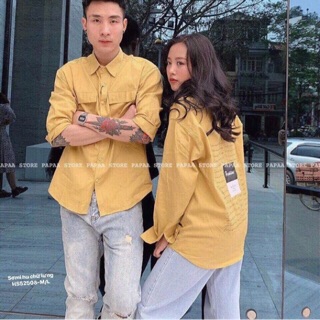 Áo sơmi style chữ lưng
