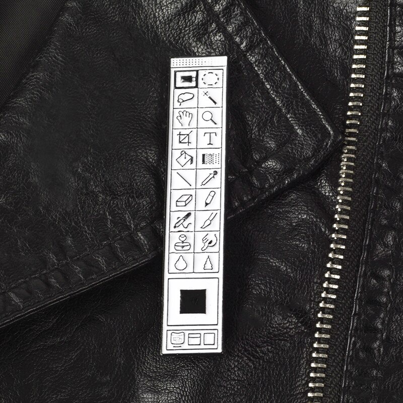 Ghim cài áo tráng men họa tiết hoạt hình dành cho học sinh