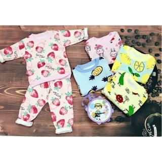Set bộ nỉ lông cho bé gai