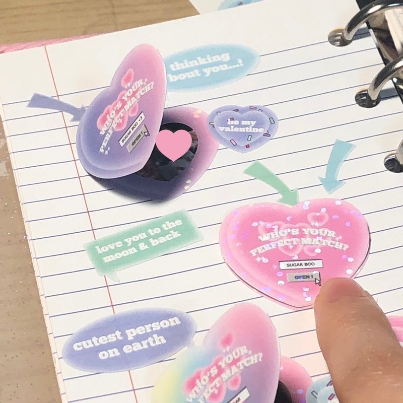 Khung ảnh trang trí kiểu trái tim lấp lánh diy