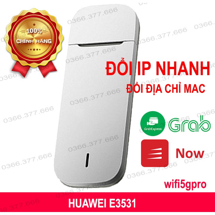 Dcom 3G Huawei Usb 3G HUAWEI E3531 tốc độ 21.6Mb Hỗ Trợ Đổi Ip Mạng Cực Tốt, Siêu Bền Bỉ | WebRaoVat - webraovat.net.vn