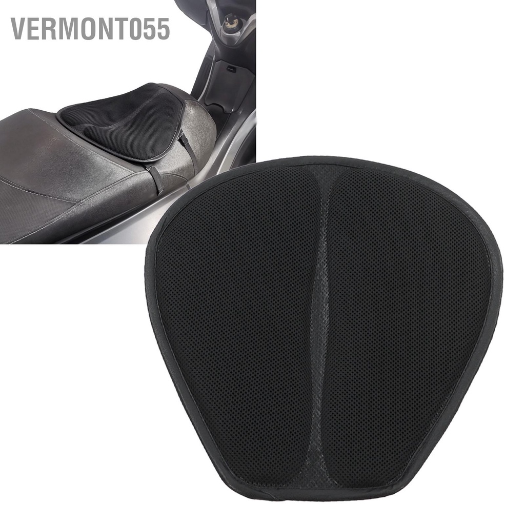 Có thể bán buôn Đệm ngồi xe máy Tấm đệm tản nhiệt Hấp thụ sốc Không khí thoáng Làm mát nút bảo vệ cho người lái Vermont055 Hàng giao ngay