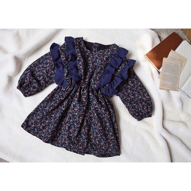 ĐẦM XANH MARY KIỂU HÀN QUỐC