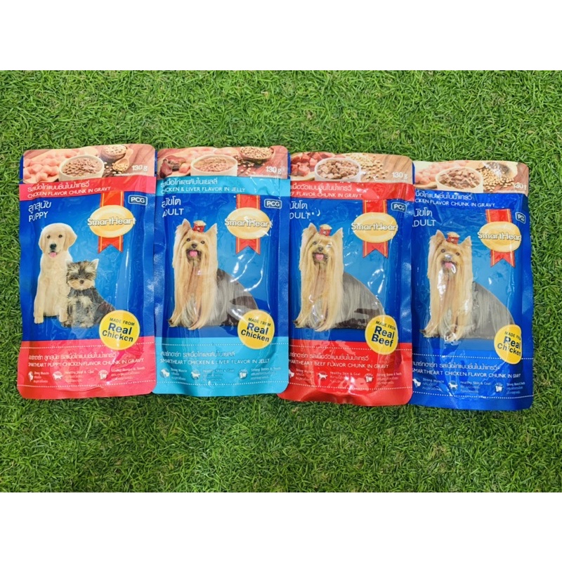Pate cho chó Smartheart túi 130g