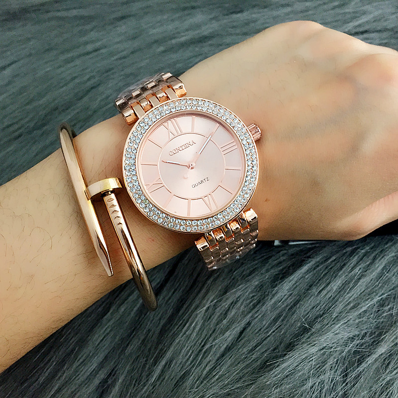 Contena Watch Students Available Fashion Business Quartz Table Nordic style Unisex