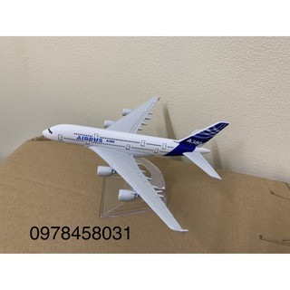 Đô chơi mô hình máy bay Airbus A380 16cm sưu tầm trưng bày