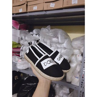 Giày slipon đế cói phối màu (Kèm 4 ảnh thật cuối)