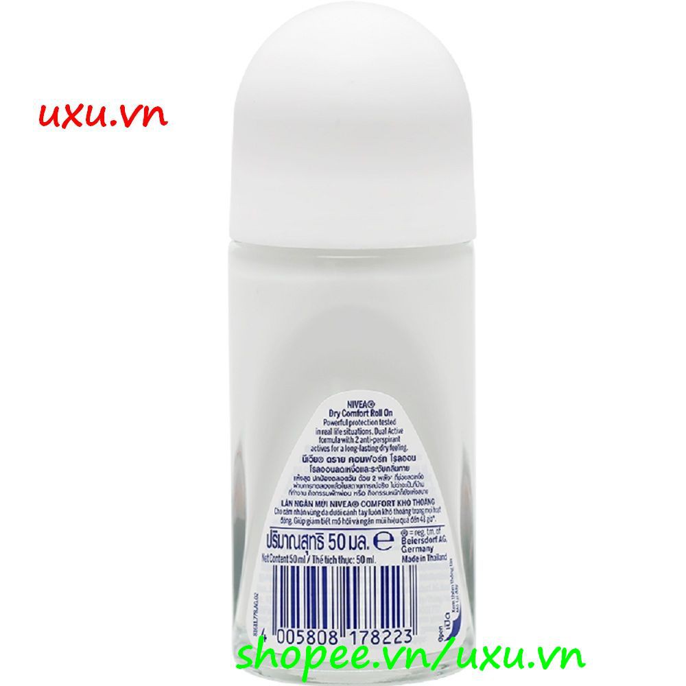 Lăn Khử Mùi Nữ 50Ml Nivea Khô Thoáng (Dry Comfort), Với uxu.vn Tất Cả Là Chính Hãng. | BigBuy360 - bigbuy360.vn