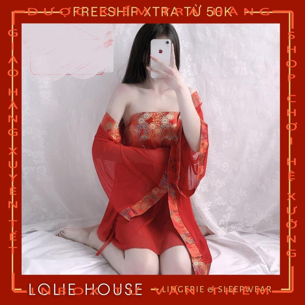 Cosplay cổ trang sexy có áo choàng - Set váy đầm ngủ sexy cổ trang Trung Quốc gợi cảm LOLIE HOUSE - CP24  - hot tiktok | BigBuy360 - bigbuy360.vn