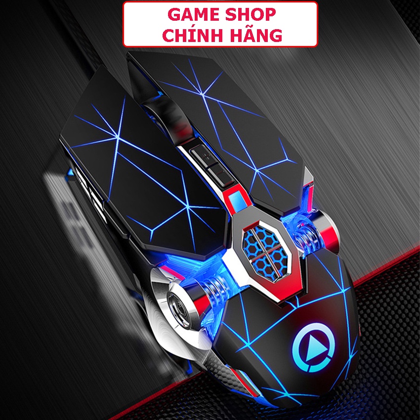 Chuột gaming Q7 led 7 màu cực đẹp, dùng chơi game, làm việc văn phòng...