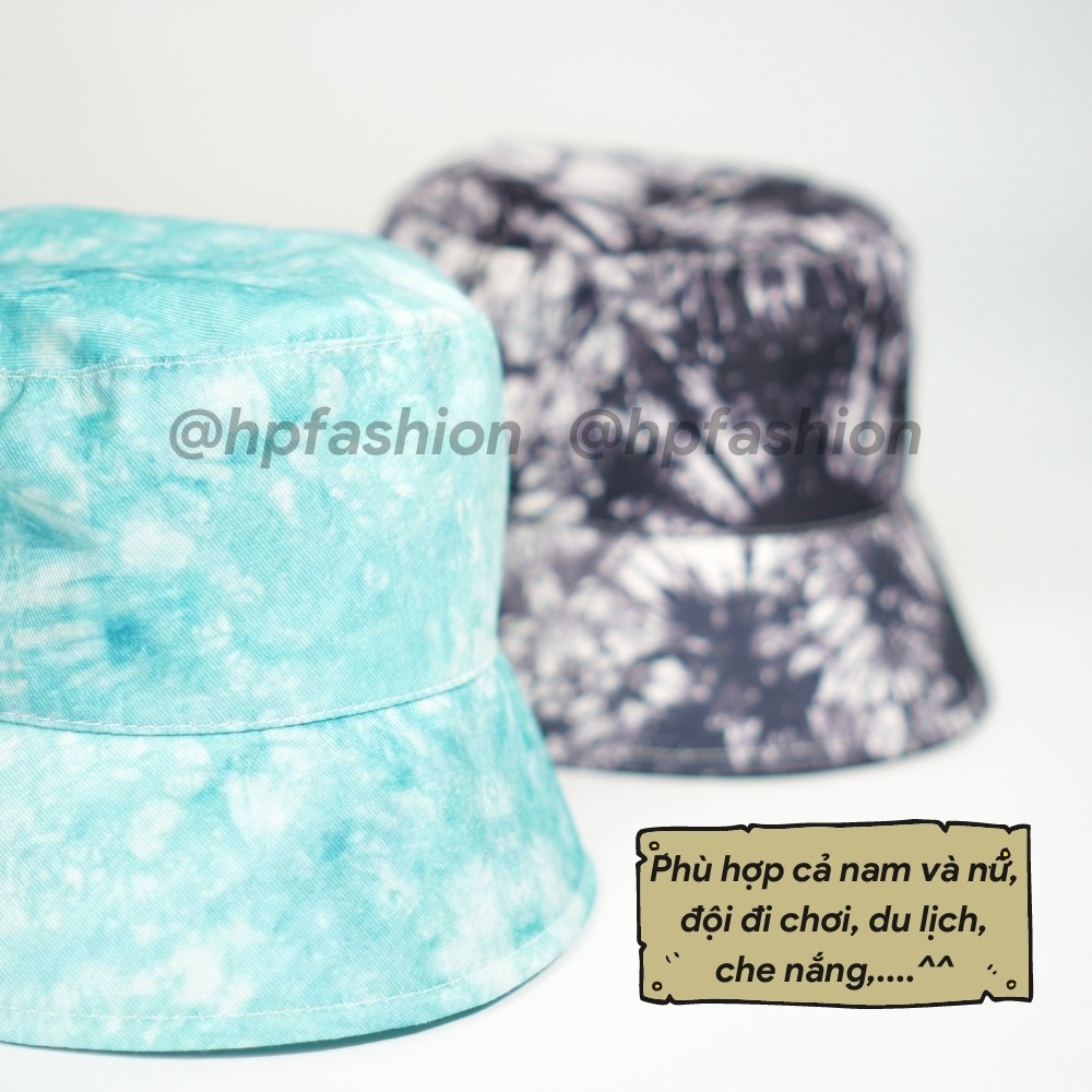 Mũ bucket ❤️Nón tai bèo vành tròn in loang cao cấp chất Cotton kaki form unisex nam nữ N16