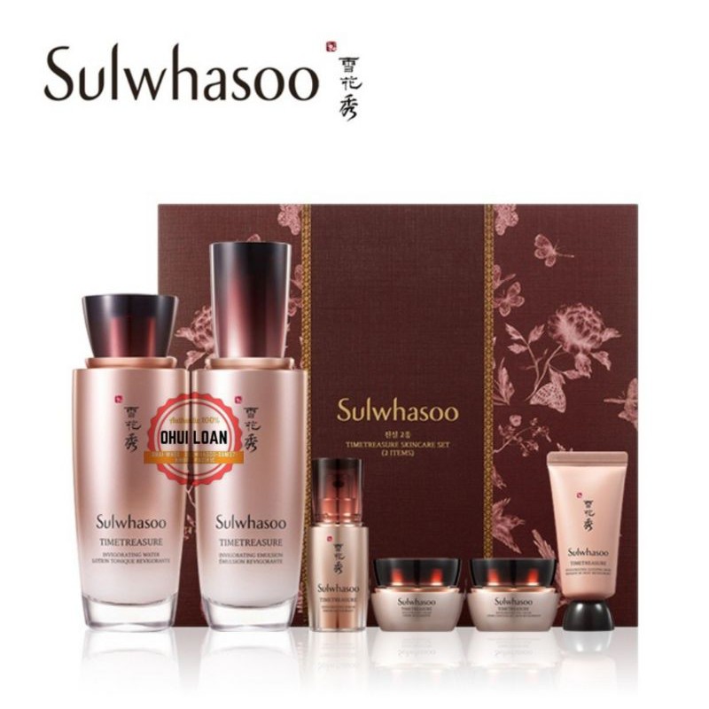 🌺  Mypham10  🌺  sét thông đỏ sulwhasoo trẻ hóa làn da dưỡng trắng da giải quyết các vấn đề về da sulwhasoo timetreasur