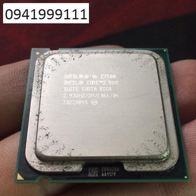 Cpu intel core 2 duo E7500 2.93Ghz socket 775