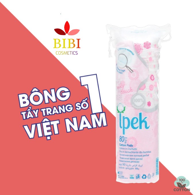 [Chính Hãng Ipek] Bông Tẩy Trang Cao Cấp Ipek Cotton Pads Chính Hãng