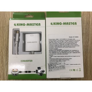 CÁP TYPE-C RA HDMI KINGMASTER KY-V005S