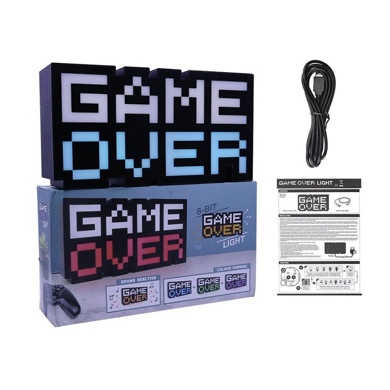 Đèn trang trí Game Over