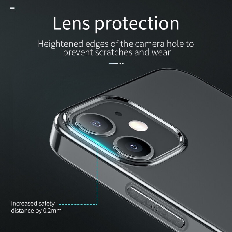 Ốp điện thoại HOCO. bằng TPU mềm trong suốt siêu mỏng cho phone 13 Pro Max 13 Pro 12 Pro Max 12 Pro 12 12 Mini