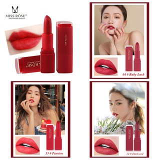 Son thỏi lì miss rose đỏ quá xinh