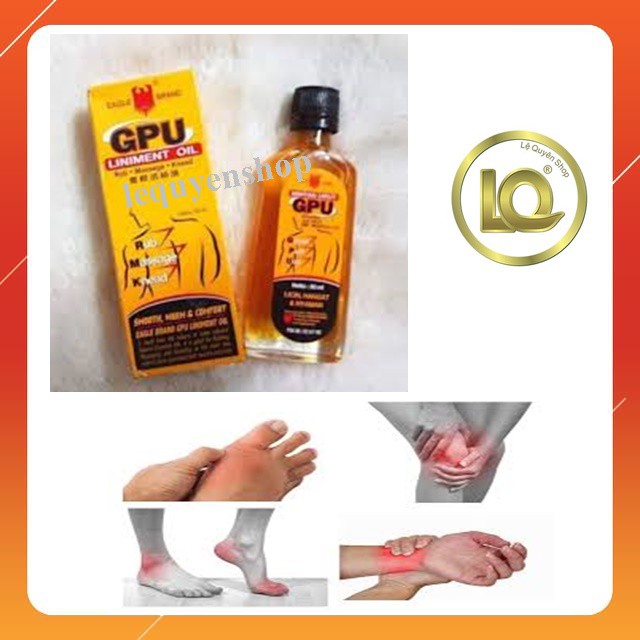 Dầu gừng xoa bóp GPU Thái Lan 60ml