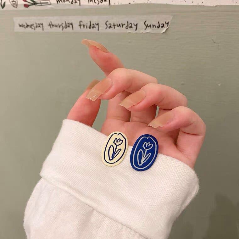 Khuyên tai S925 𝐀𝐋𝐘𝐒𝐒𝐀 phong cách Hàn Quốc, xu hướng mới nhất 2021